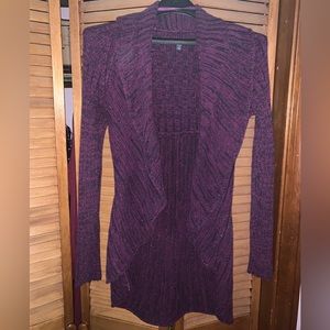 Apt. 9 sparkly cardigan. 💜🖤